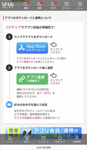 VIVO(ビーボ)アプリ連携手順3